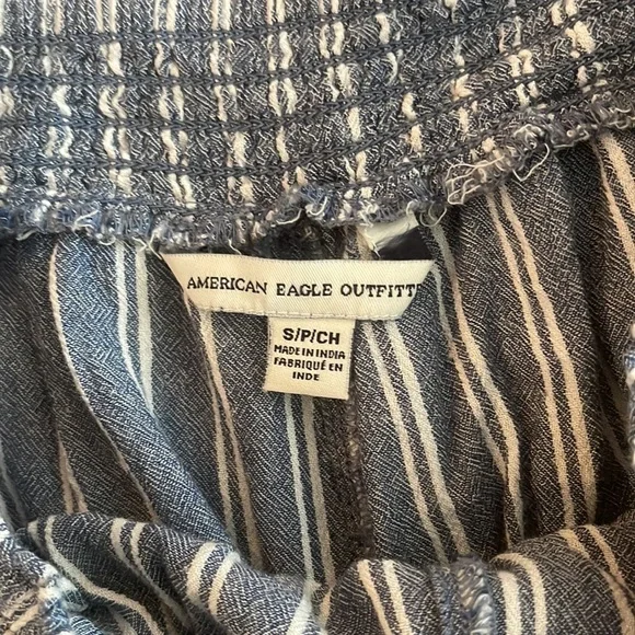 American Eagle Outfitters Striped Boho Drawstring Shorts - Picture 3 of 3